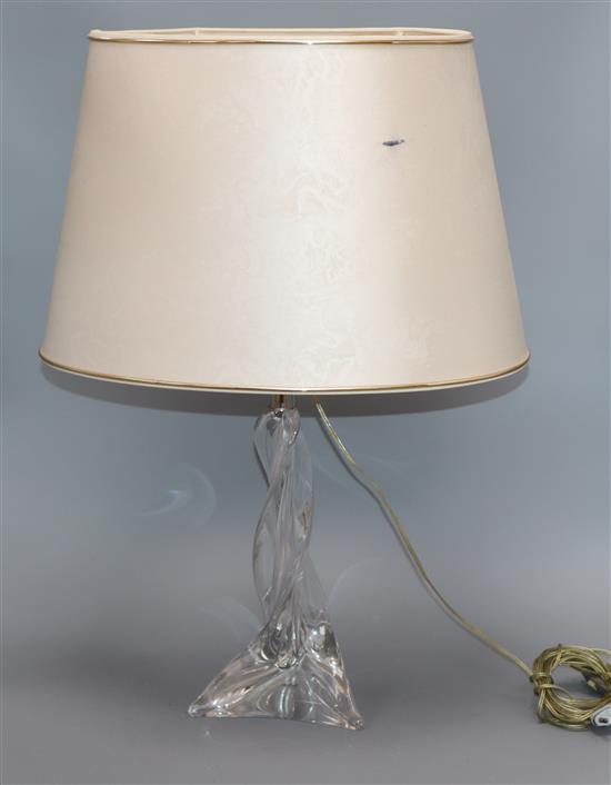 A 1960s Art glass Hermes lamp